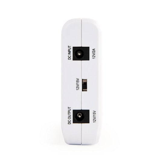 SAI compacto Gembird EG-UPS-DC18 18W 12V 2200Ah Li-ion blanco regulación ±5% LED