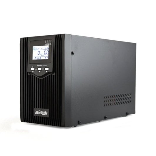 SAI Gembird EG-UPS-PS1000-01 1000VA 800W Onda Sinusoidal Pura LCD 4xC13 USB LAN Negro