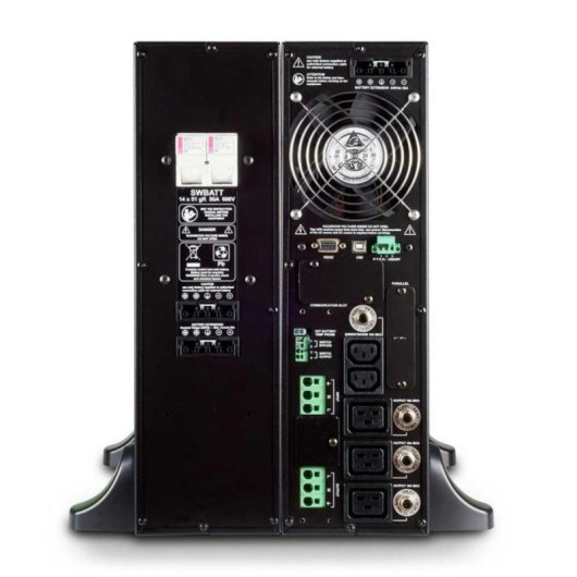 SAI Riello Sentinel Dual SDU 6kVA 5000W Online Rack/Torre LCD Negro/Plata VRLA RS-232