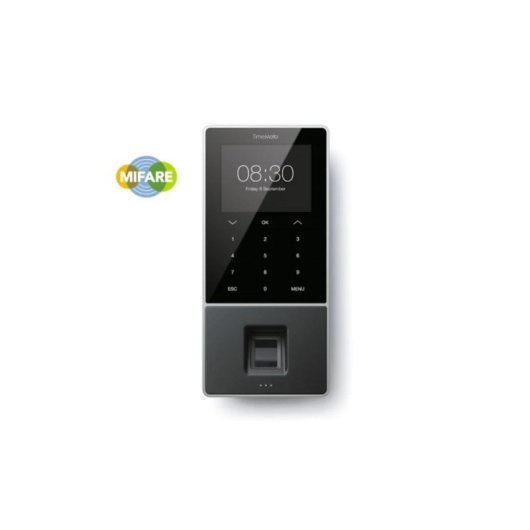 Terminal control de presencia Safescan TM-828 SC 3.5" TFT, huella, WiFi, teclado, 128MB RAM, 256MB Flash, Negro