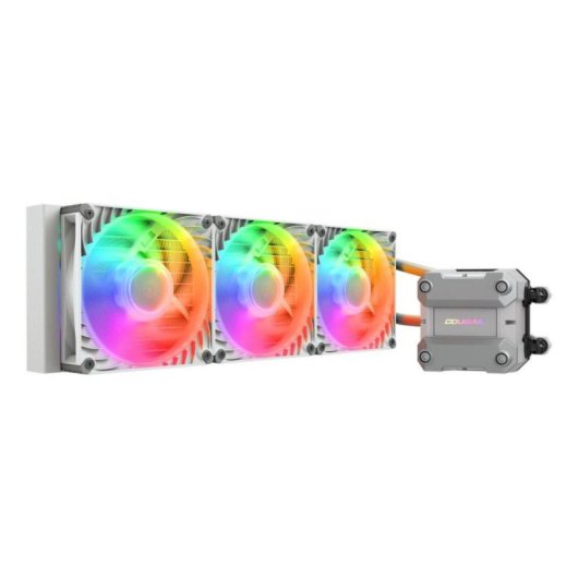 Refrigeración Líquida COUGAR CGR-PSDUTRGB-W-360 3 Ventiladores 120mm PWM RGB Blanca
