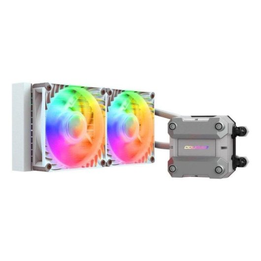 Refrigeration Liquide COUGAR CGR-PSDUTRGB-W-240 240mm 2 Ventilateurs RGB Blanc