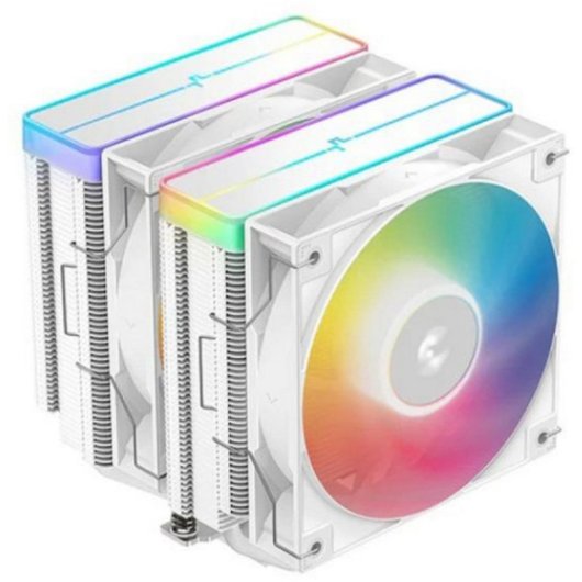 DeepCool AG620 WH ARGB V2 Cooler de CPU com 2x Ventoinhas 120mm ARGB para Intel/AMD Branco