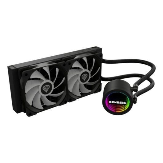 Kühlung Genesis NLG-2319 Flüssigkeitskühlung Kit Schwarz 2 Lüfter RGBKühlung Genesis NLG-2319 Flüssigkeitskühlung Kit Schwarz 2 Lüfter RGB