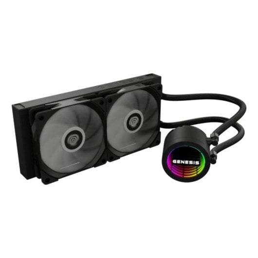 Kühlung Genesis NLG-2319 Flüssigkeitskühlung Kit Schwarz 2 Lüfter RGBKühlung Genesis NLG-2319 Flüssigkeitskühlung Kit Schwarz 2 Lüfter RGB