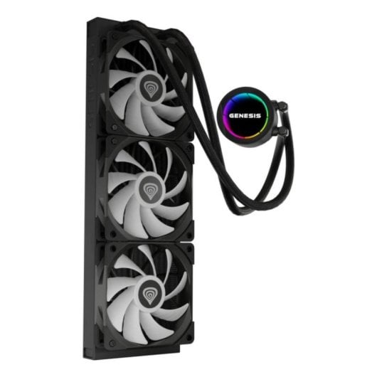 Kühlkit Genesis NLG-2321 Flüssigkeitskühlung Schwarz 3 Lüfter RGBKühlkit Genesis NLG-2321 Flüssigkeitskühlung Schwarz 3 Lüfter RGB
