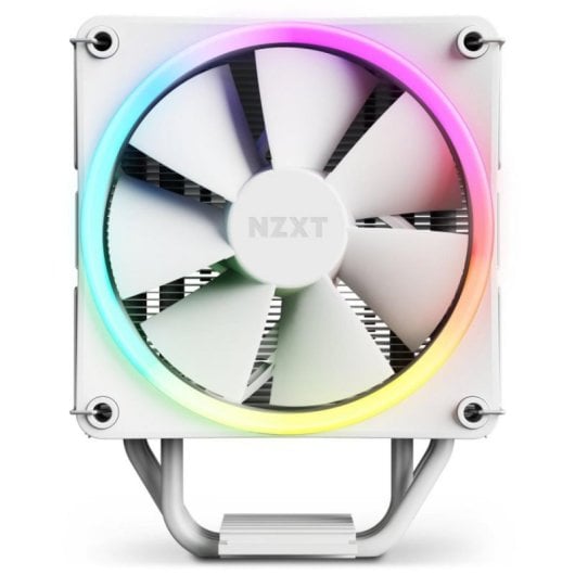 Refrigerador de CPU NZXT T120 RGB Blanco 120mm 1800 RPM PWM Multi LED 4 Heatpipes