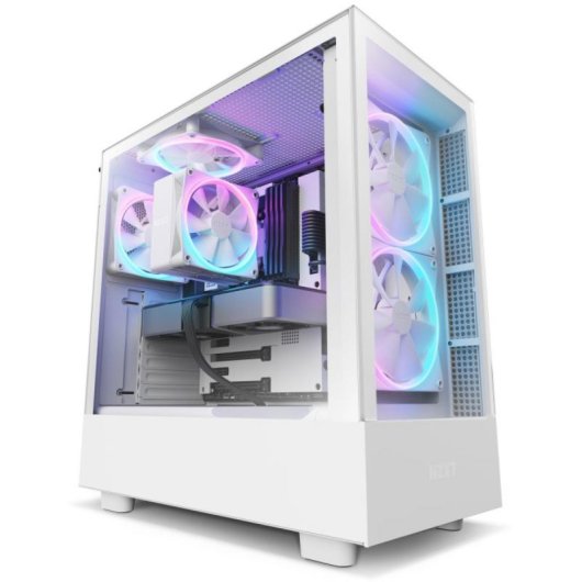 Refrigerador de CPU NZXT T120 RGB Blanco 120mm 1800 RPM PWM Multi LED 4 Heatpipes