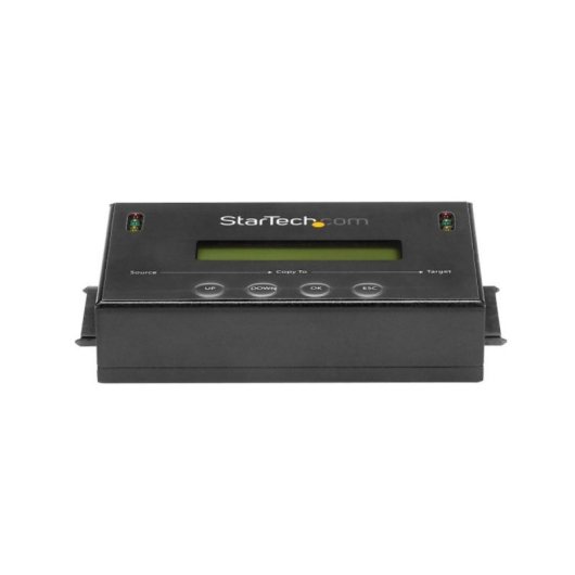 Duplicador de Disco Duro StarTech SATDUP11 SATA 1:1, LCD, Aluminio, Velocidad 14GB/min, 4TB