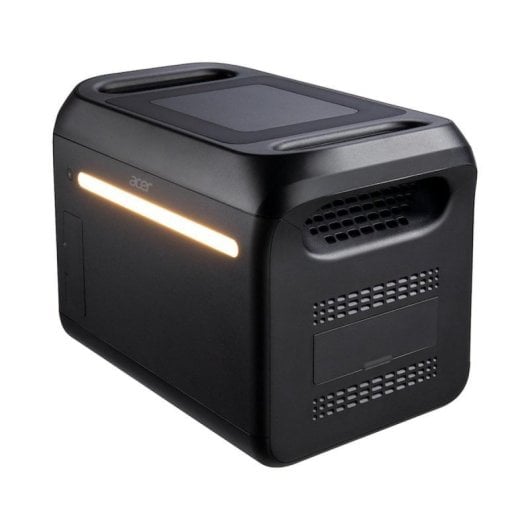 Estación de energía portátil Acer GP.ADT11.02E 1229Wh LiFePo4 1800W 3xAC 6xUSB Solar Negra