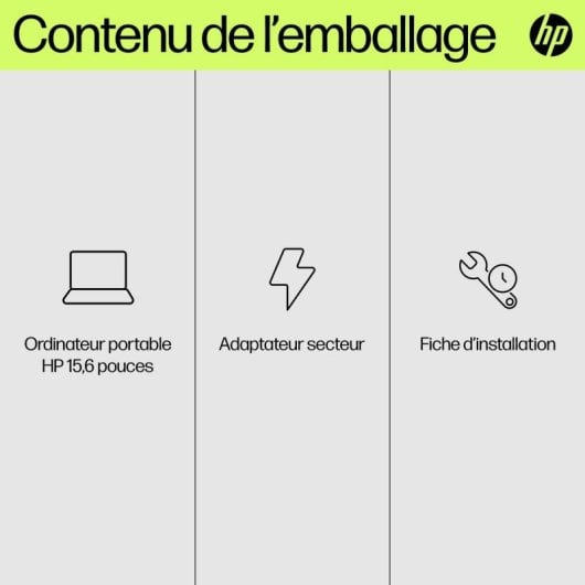 Ordinateur portable HP 15-fd0122nf 15,6" Intel Core i5 16Go 1To SSD Windows 11 Famille