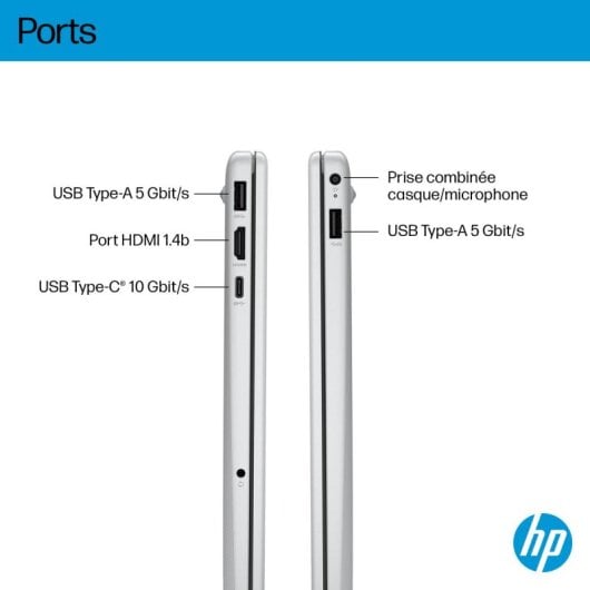 Portátil HP OmniBook 3 NGAI 15-fn0021nf 15.6" AMD Ryzen AI 5 340 24GB 512GB SSD