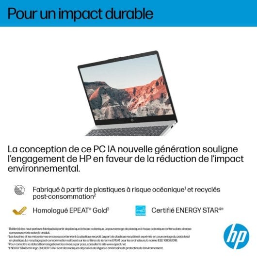 Portátil HP OmniBook 3 15,6" AMD Ryzen AI 7 24GB 512GB SSD Windows 11 Home