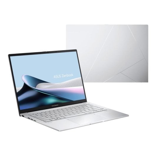 Asus ZenBook 14 OLED UX3405CA-QL224W 14" Intel Core Ultra 5 225H 16 Go SSD 512 Go Wi-Fi 7 Argent