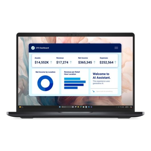Portátil DELL Pro 13 Premium PA13250 13.3" Intel Core Ultra 7 32GB 512GB SSD Noir