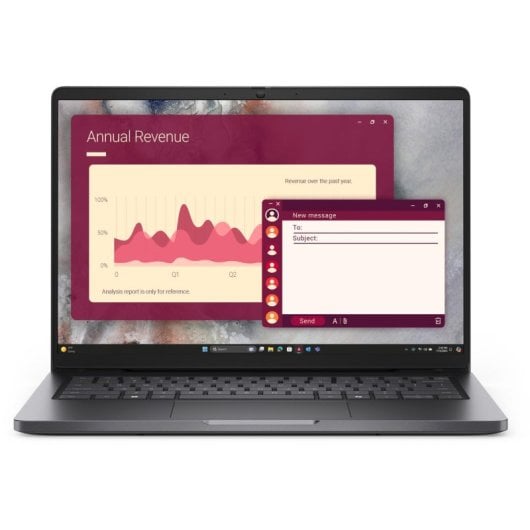 Portátil Dell Pro PC14250 14" Intel Core 5-120U 16GB 512GB SSD Windows 11 Pro Negro