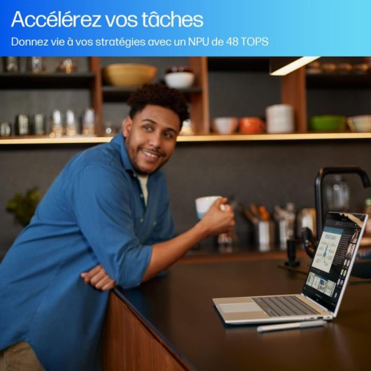 Portable HP EliteBook X Flip G1i 14" Intel AI/1TB SSD/Windows 11 Pro/Sécurité Wolf Pro