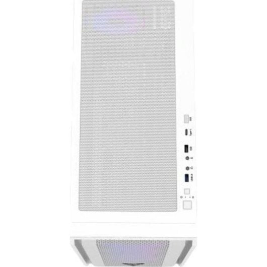 Caja PC PREYON Nest Windy+ Blanca 4 Ventiladores ARGB Mesh USB-C Vidrio Templado