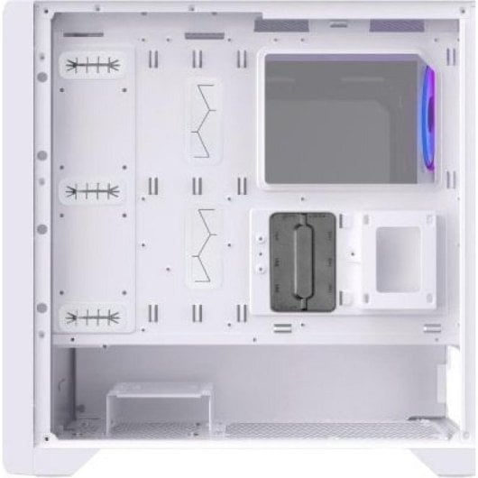 Caja PC PREYON Nest Windy+ Blanca 4 Ventiladores ARGB Mesh USB-C Vidrio Templado