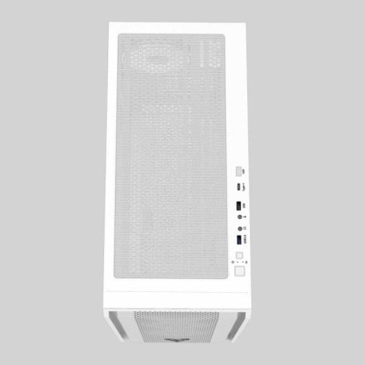 Caja PC Preyon Nest Windy ATX Vidro Temperado Branco ARGB 4 Ventoinhas PWM USB-C