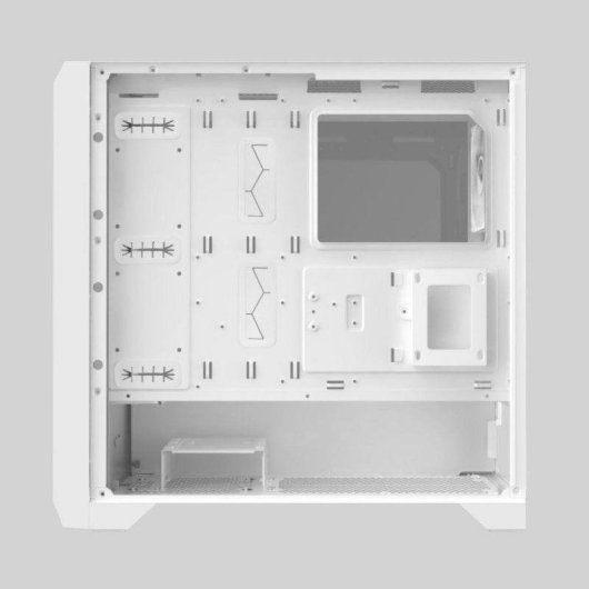 Caja PC Preyon Nest Windy ATX Vidro Temperado Branco ARGB 4 Ventoinhas PWM USB-C