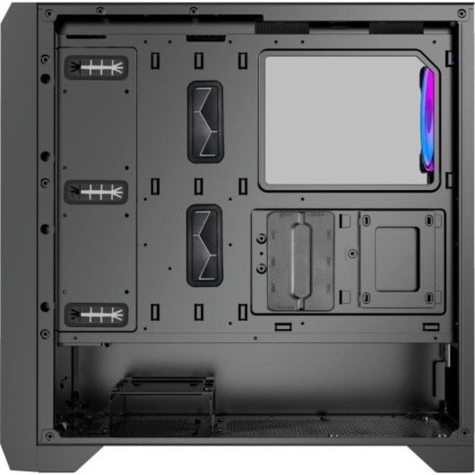 Caja PC PREYON Nest Windy+ 4 Ventiladores 120mm PWM ARGB Vidrio Templado USB-C Negro