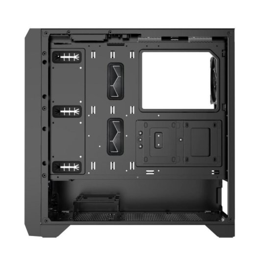 Caja PREYON Nest Windy Negro Mate 4x Ventiladores ARGB Panel Vidrio Templado