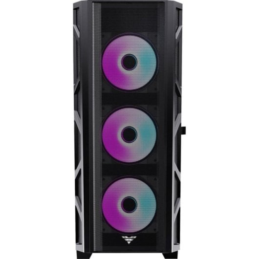 Caja PC PREYON Nest Meshy+ Vidrio Templado 4 Ventiladores ARGB Controlador Mesh