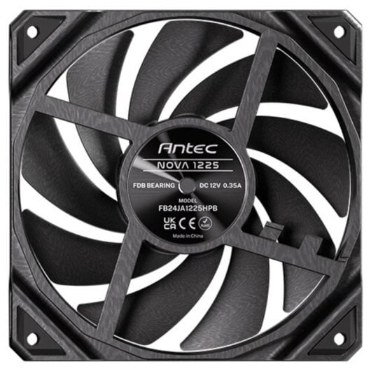 Ventilador ANTEC Nova 12cm Negro 3 velocidades FDB alta presión silencioso