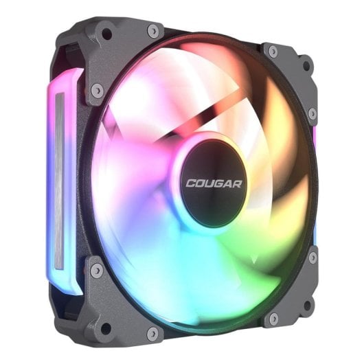 Ventilador PC Cougar Apolar RGB 12cm Negro Pack 3 Unidades PWM Silencioso