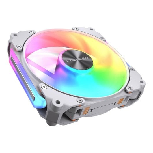 Ventilador Cougar Apolar RGB 12cm Blanco ARGB Silencioso Hidrodinámico Modular