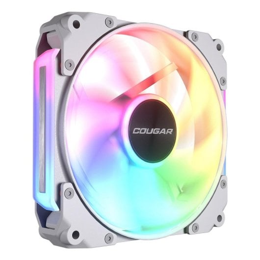 Ventilador Cougar Apolar RGB 12cm Blanco ARGB Silencioso Hidrodinámico Modular