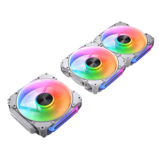 Ventilador Cougar Apolar RGB 12cm Blanco ARGB Silencioso Hidrodinámico Modular