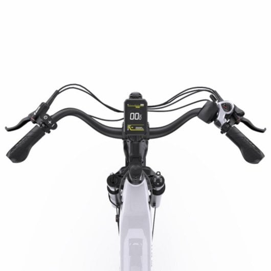 Bici elettrica Onesport OT05 Pro, batteria da 80 km, motore Ananda da 36 V e 22,5 Ah, sensore di coppia, sospensioni Shimano da 7 V, freni idraulici, LCD USB.
