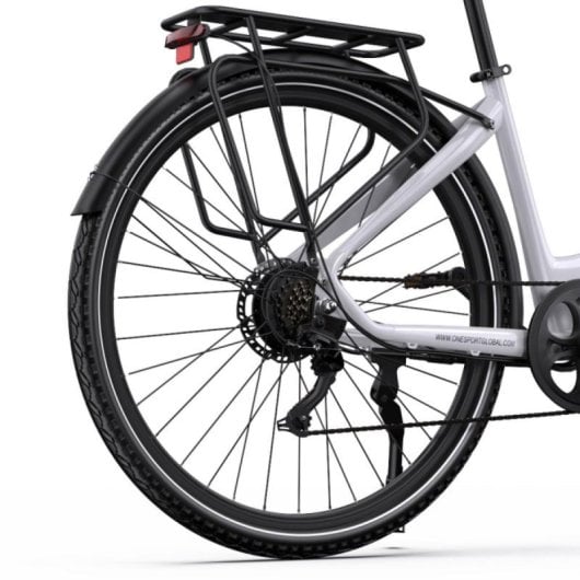 Bici elettrica Onesport OT05 Pro, batteria da 80 km, motore Ananda da 36 V e 22,5 Ah, sensore di coppia, sospensioni Shimano da 7 V, freni idraulici, LCD USB.