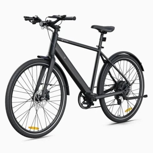 Bicicleta eléctrica DYU Stroll 1 250W Batería 36V 9Ah 100km Plegable Hidráulicos Negra