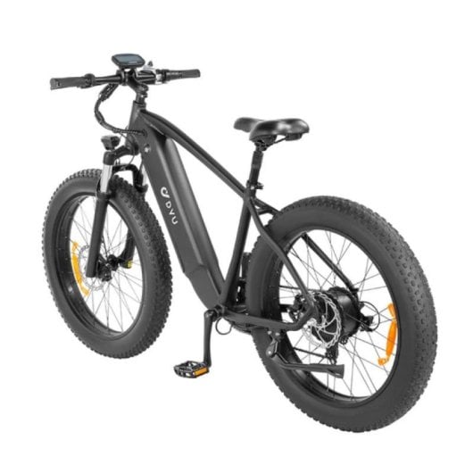 Bicicleta elétrica DYU King 750 48V 20Ah 80km/Hidráulica 26x4" com pneus largos, preta