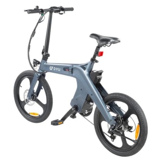 Bicicleta eléctrica DYU T1 sensor de par, batería extraíble, 7 velocidades, plegable, magnesio