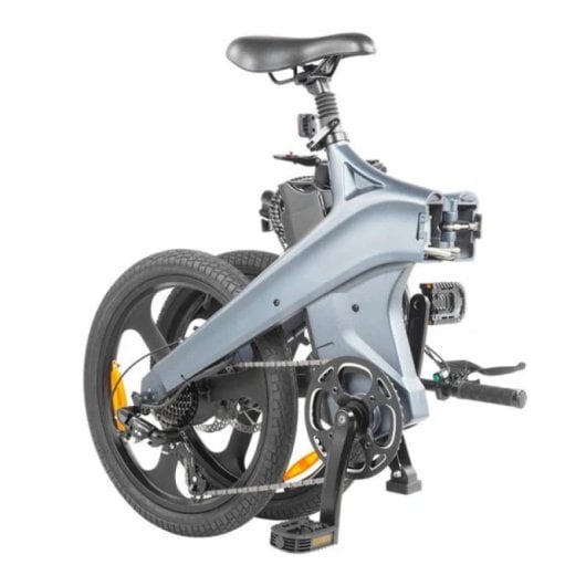 Bicicleta eléctrica DYU T1 sensor de par, batería extraíble, 7 velocidades, plegable, magnesio