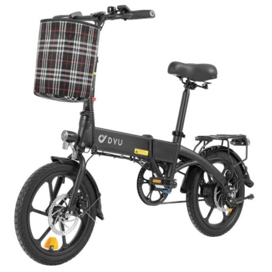Bicicleta eléctrica DYU A1F Pro 16" 250W batería 7,5Ah plegable IP54