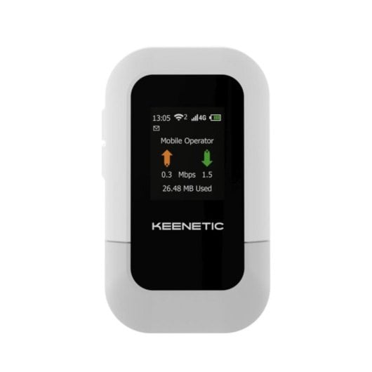 Keenetic KN-5110-01-EU Router Portátil Móvel Wi-Fi 6 Bateria 3000mAh Banda Única 2.4GHz