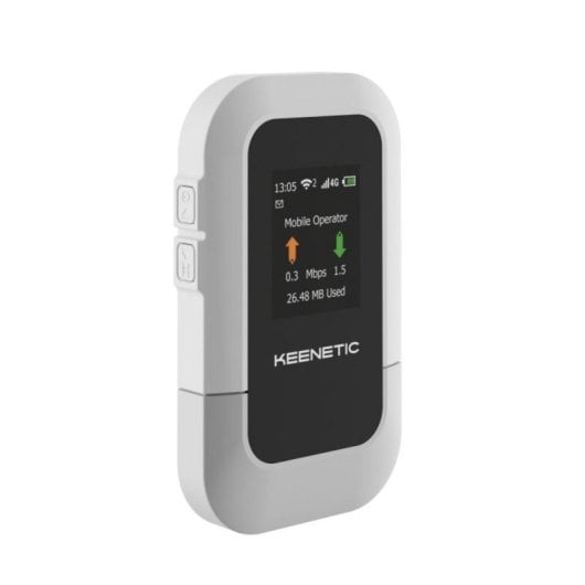 Keenetic KN-5110-01-EU Router Portátil Móvel Wi-Fi 6 Bateria 3000mAh Banda Única 2.4GHz