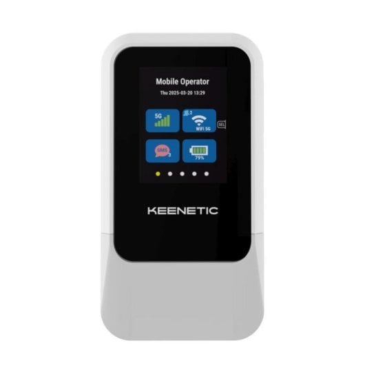 Enrutador portátil Keenetic KN-5210-01-EU doble banda WiFi SIM 4000mAh batería
