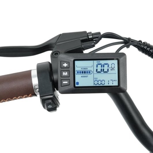 isinwheel U2 250W Weißes 36V 13Ah LCD-Elektrofahrrad mit Federung, 26"-Rädern, 7 Gängen