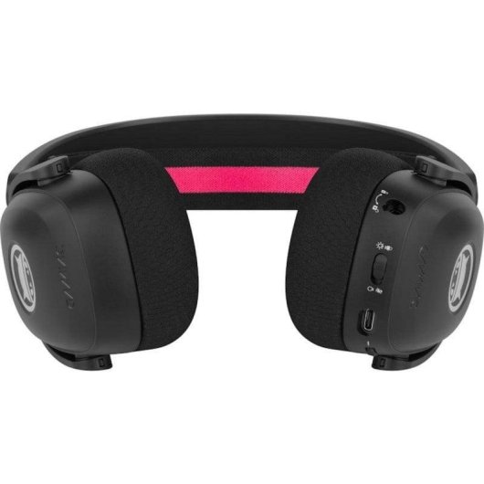 Auriculares Gamiac HS71 con cable USB-C gaming, sonido envolvente 7.1 y cancelación de ruido, negro