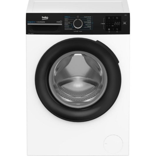 Máquina de Lavar Roupa Beko WTV 9636 XS0 9kg 1400rpm A Branca com SteamCure ProSmart Inverter