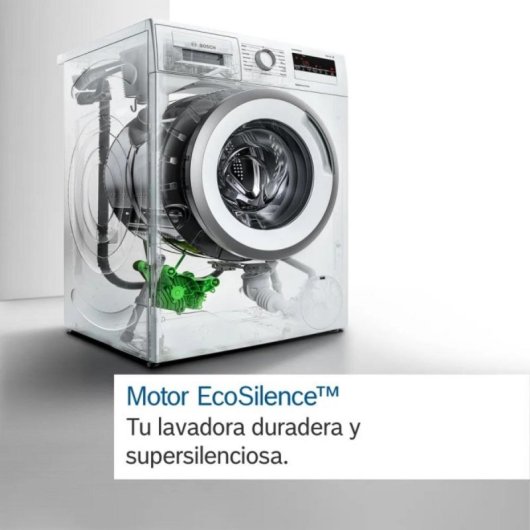 Máquina de Lavar Roupa Bosch Série 2 WGE03200ES 8kg 1200rpm A Branca com Motor EcoSilence