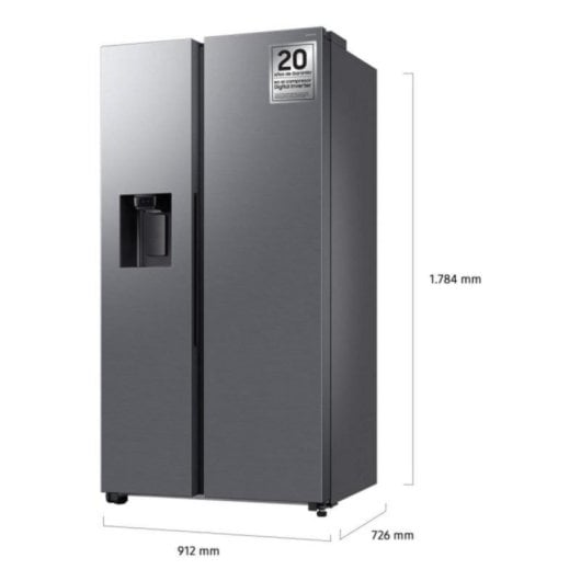 Frigorífico Samsung RS70F64KETEF Inox 640L Wi-Fi AI Inverter No Frost+ Dispensador Agua/Hielo