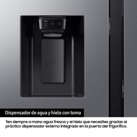 Frigorífico Samsung RS70F64KETEF Inox 640L Wi-Fi AI Inverter No Frost+ Dispensador Agua/Hielo