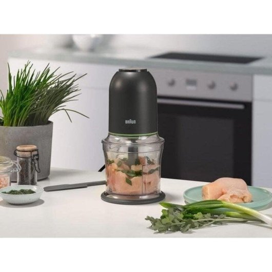 Picadora eléctrica Braun CH3011BK 500W 0,5L 4 cuchillas acero inoxidable
